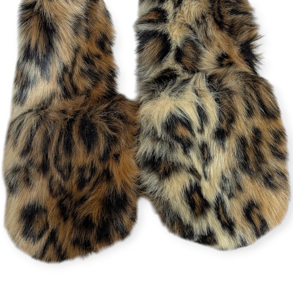 SpiritHoods Leopard Faux Fur Animal Hood Scarf Mittens Snakeskin Lining Festival - Picture 4 of 4